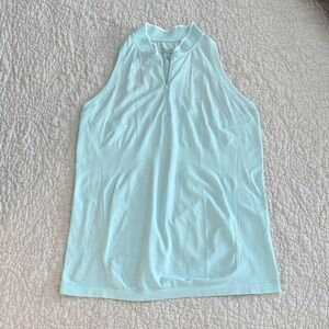 Athleta Light Blue Sleeveless Tank Top Sz L